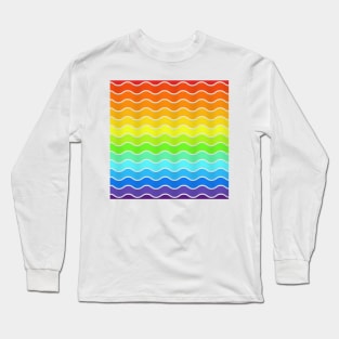 Raibow colour pattern Long Sleeve T-Shirt